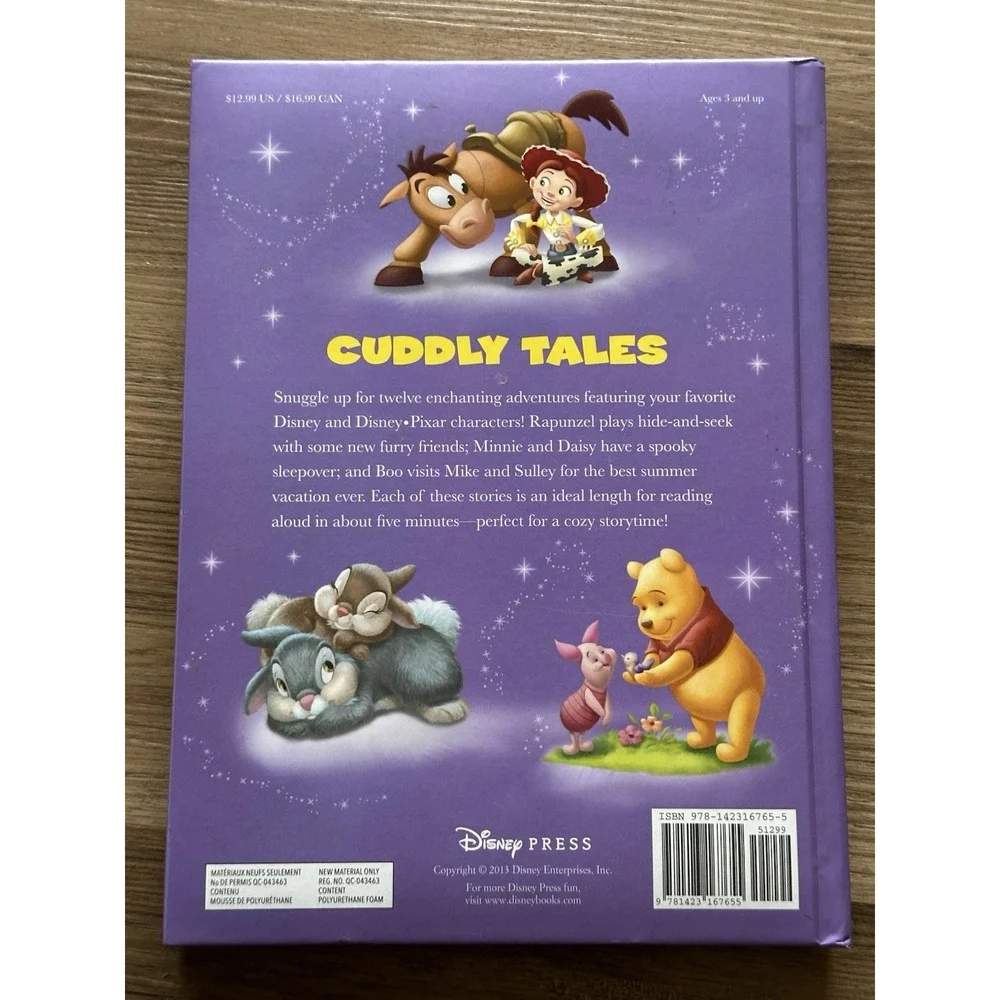 Disney 5-Minute Snuggle Stories Hardcover (2013) - Cuddly Tales